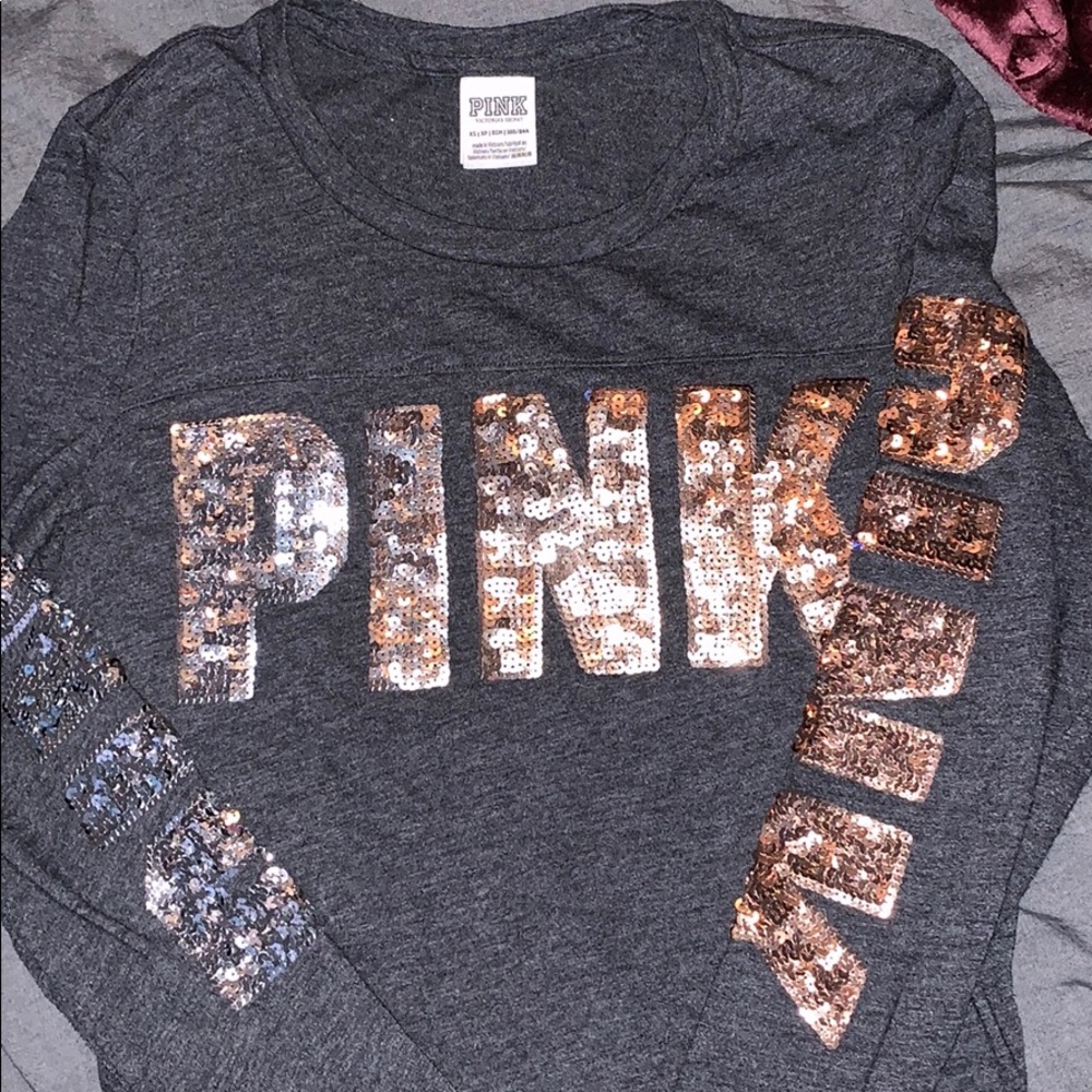 Long sleeve/Victoria’s Secret shirt/Bling